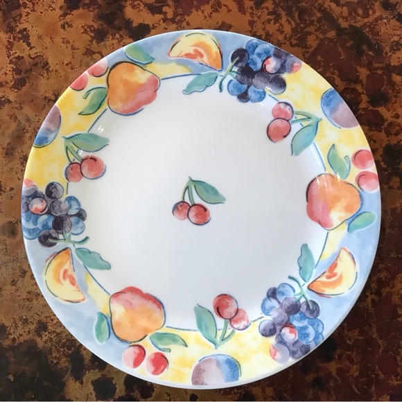 Corelle Fruit Basket Salad Plates - Picture 2 of 7